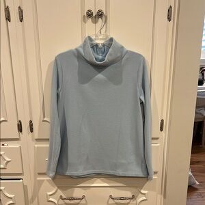 Dudley Stephens Light Blue Terry Fleece Sweater